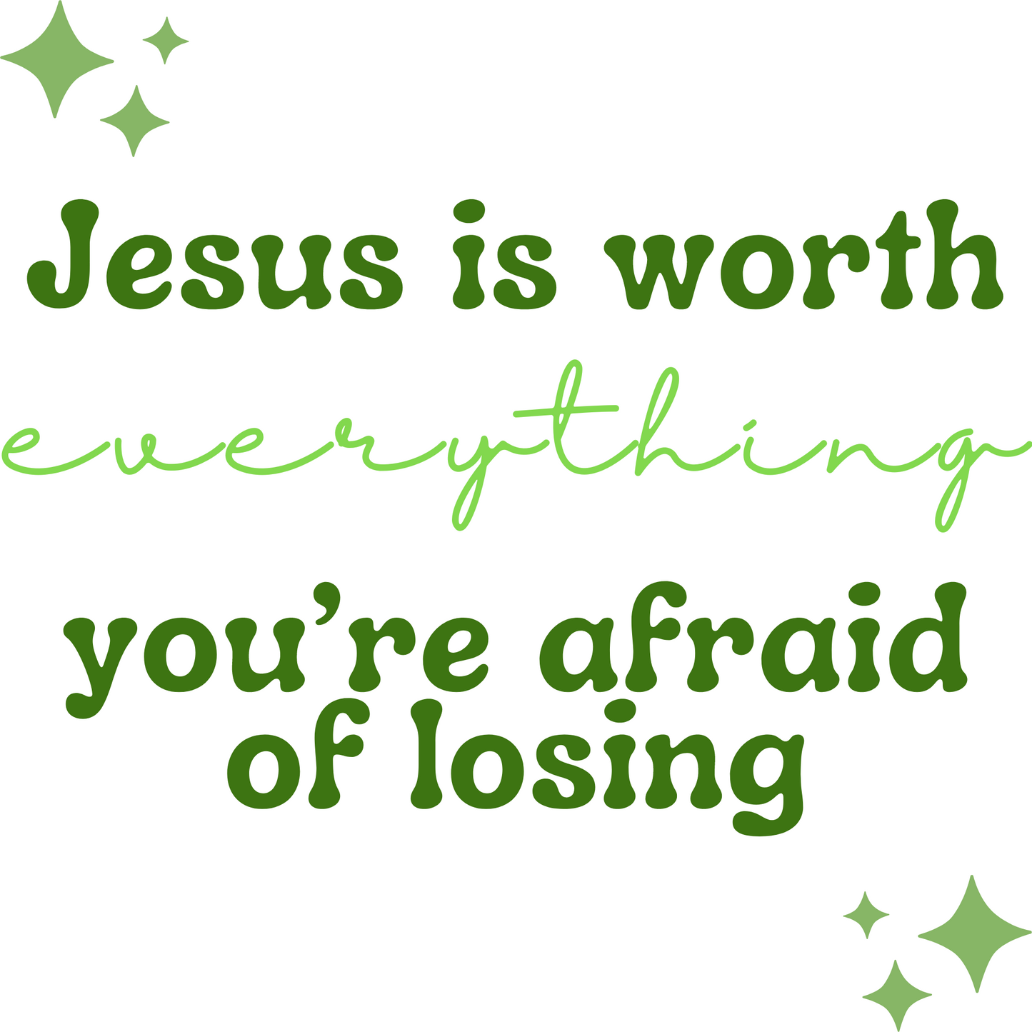 "Jesus is Worth Everything" Tote