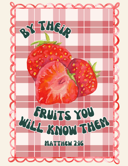 By Their Fruitsβ Strawberry Tee/Sweatshirt