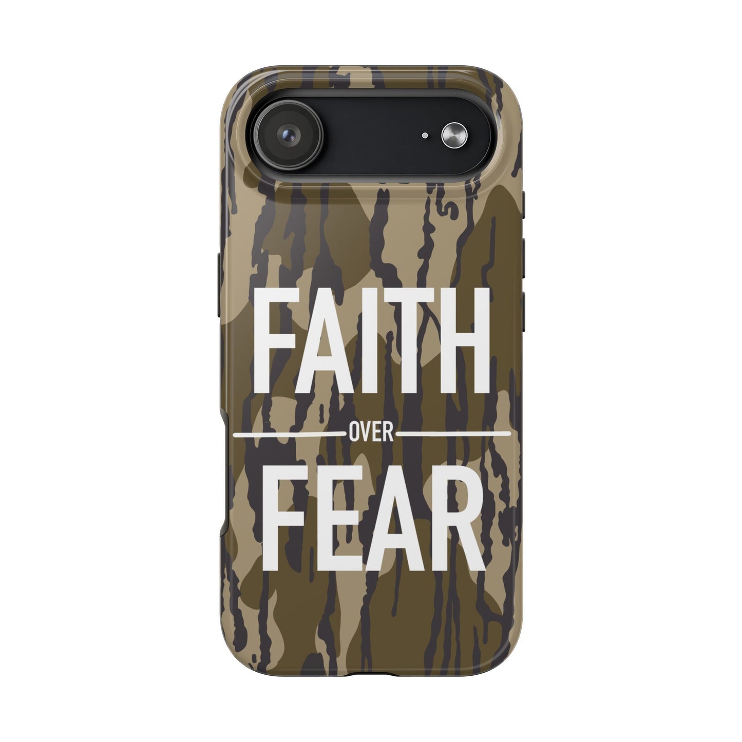 Faith Over Fear Camouflage Phone Case