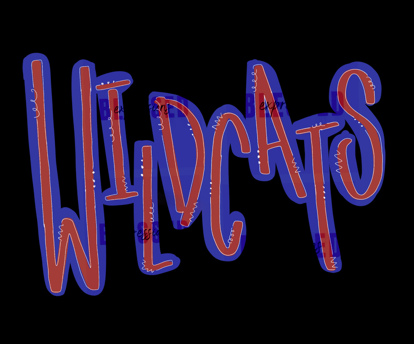 Wildcats Handwritten Tee