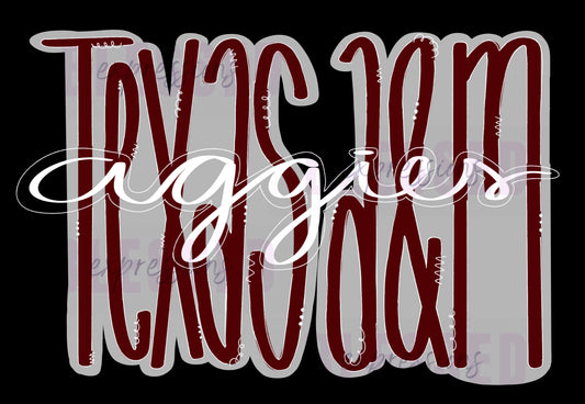 Texas Tech Red Raiders Handwritten Tee