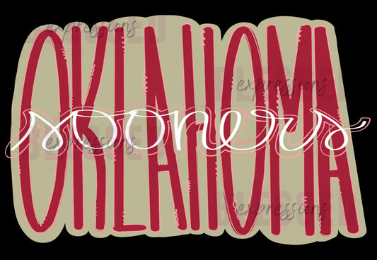 Oklahoma Sooners Handwritten Tee