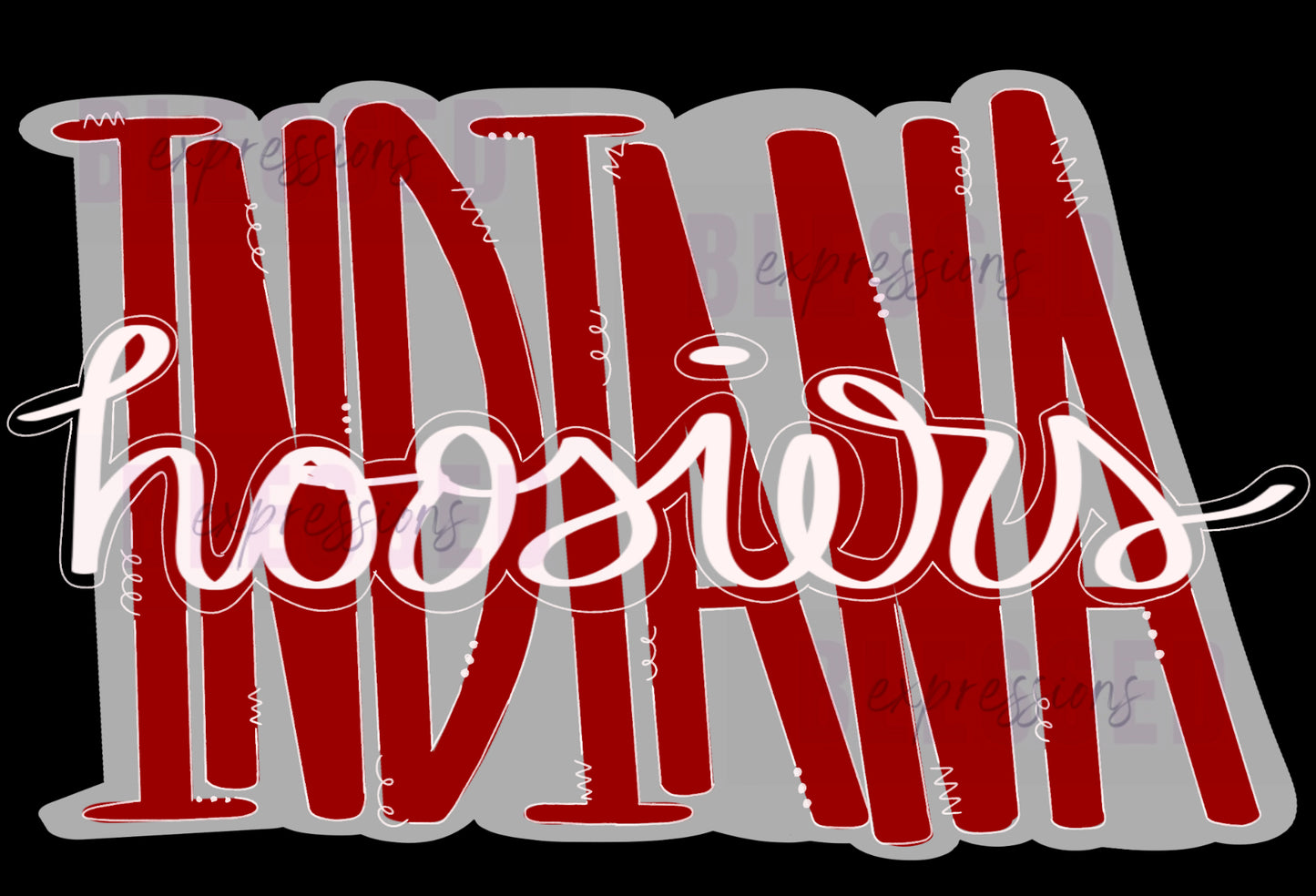 Indiana Hoosiers Handwritten Tee