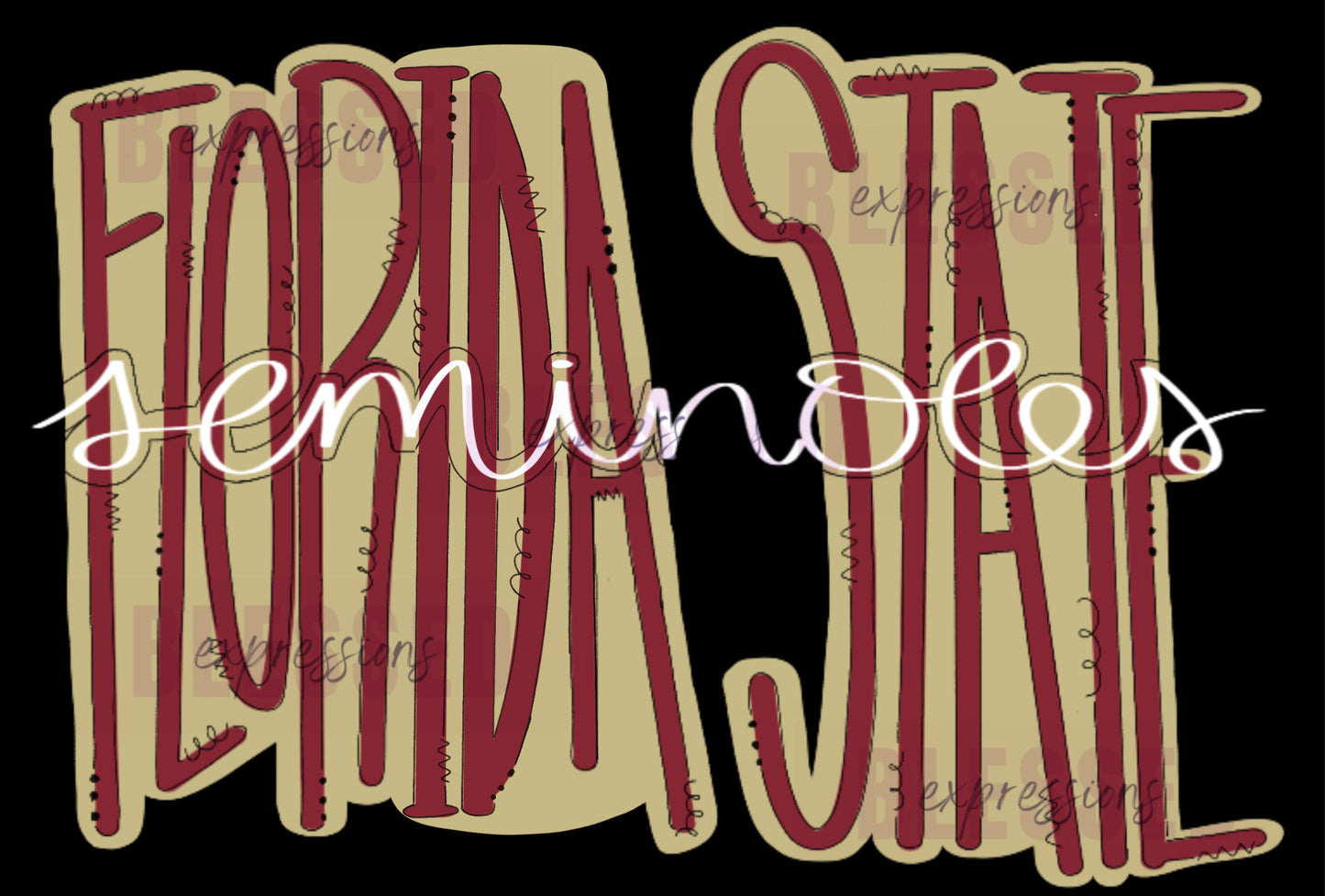 Florida State Seminoles Handwritten Tee