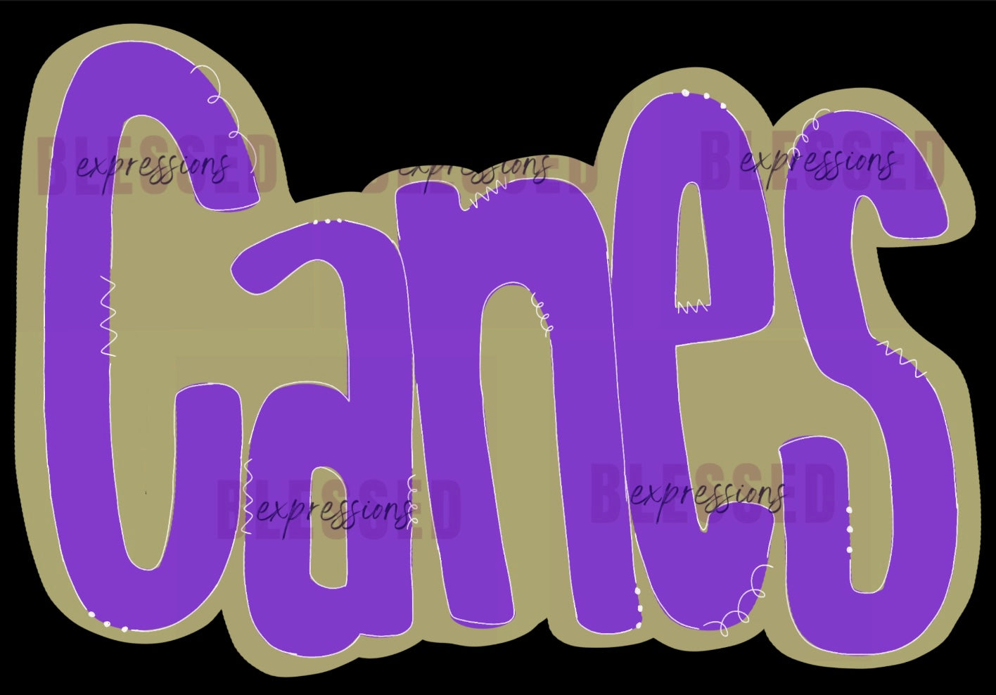 Canes Handwritten Tee