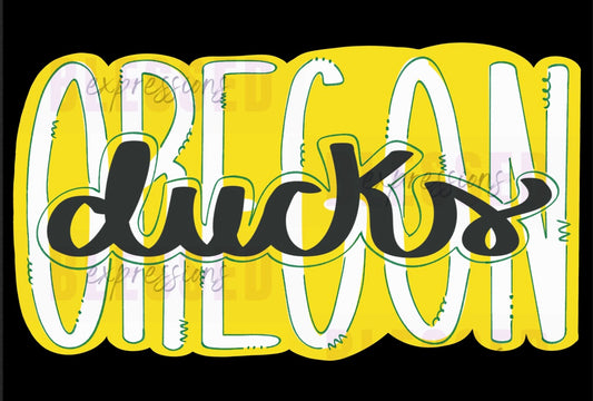 Oregon Ducks Handwritten Tee