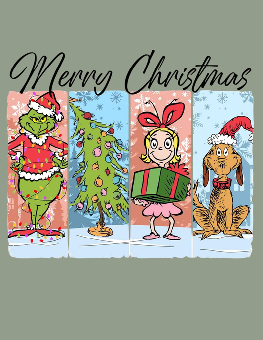 Merry Christmas Grinch Tee 🎄