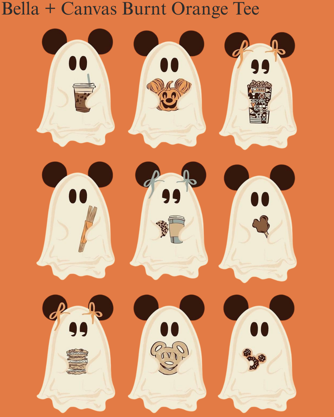 Mickey Ghost Snacks Tee