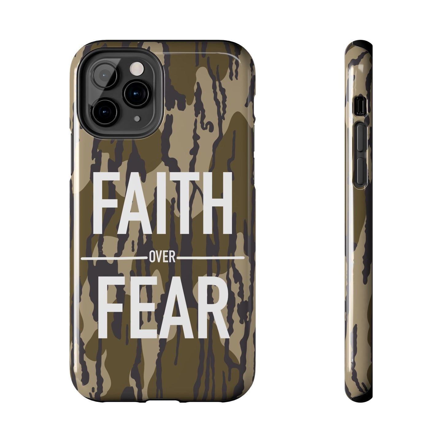 Faith Over Fear Camouflage Phone Case