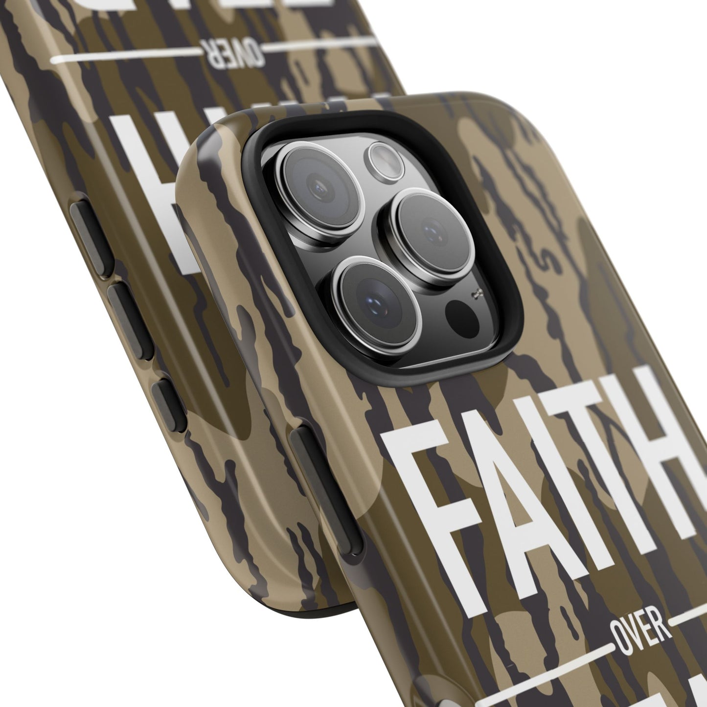 Faith Over Fear Camouflage Phone Case