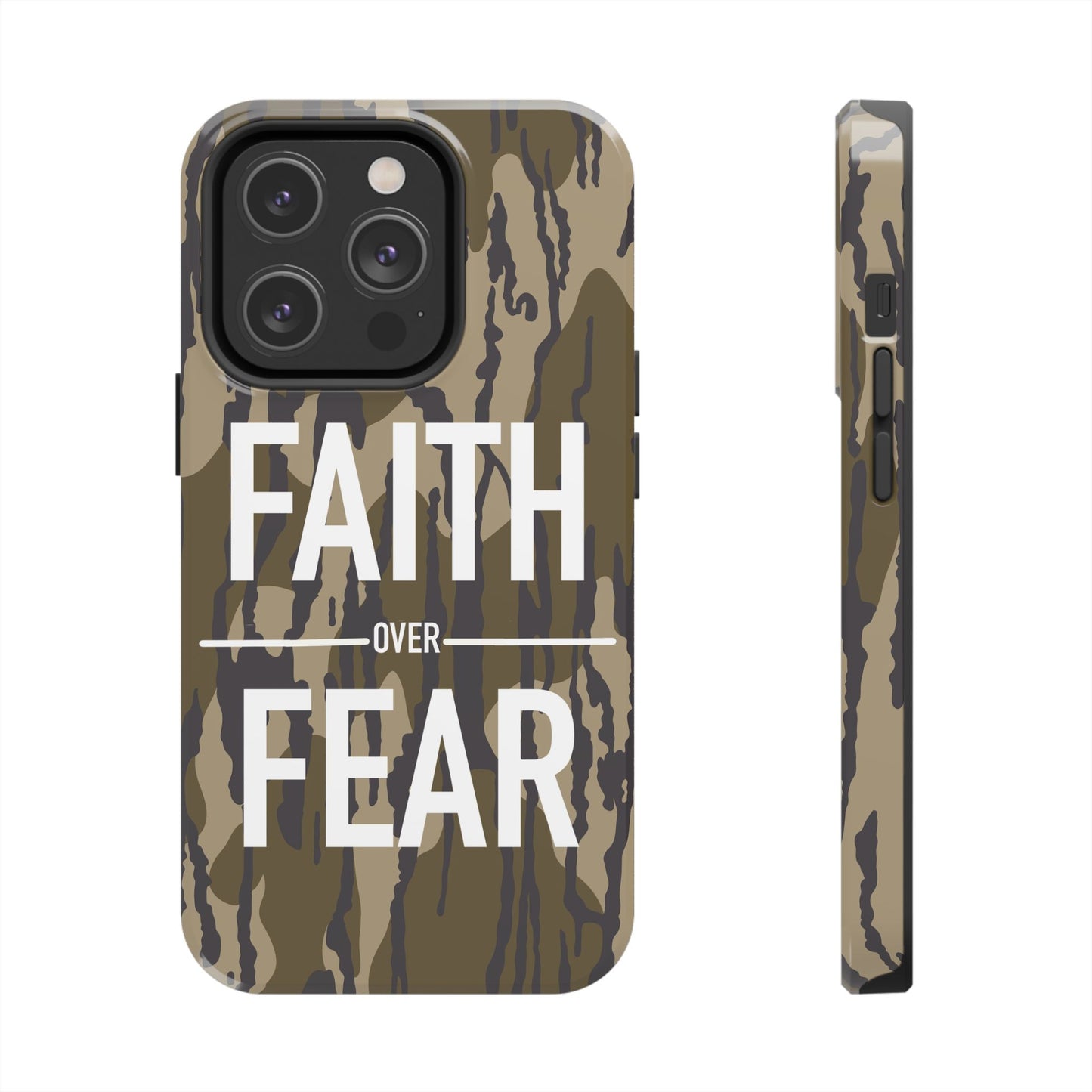 Faith Over Fear Camouflage Phone Case