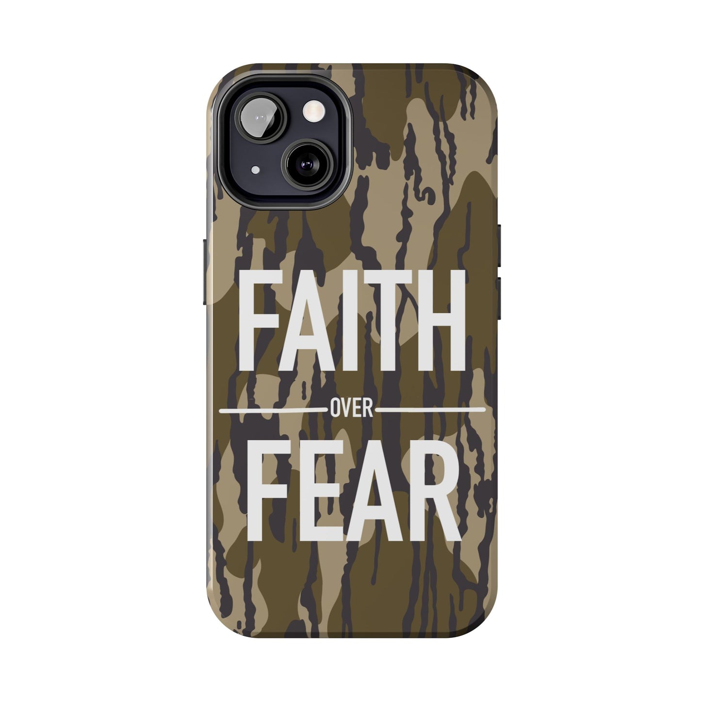 Faith Over Fear Camouflage Phone Case