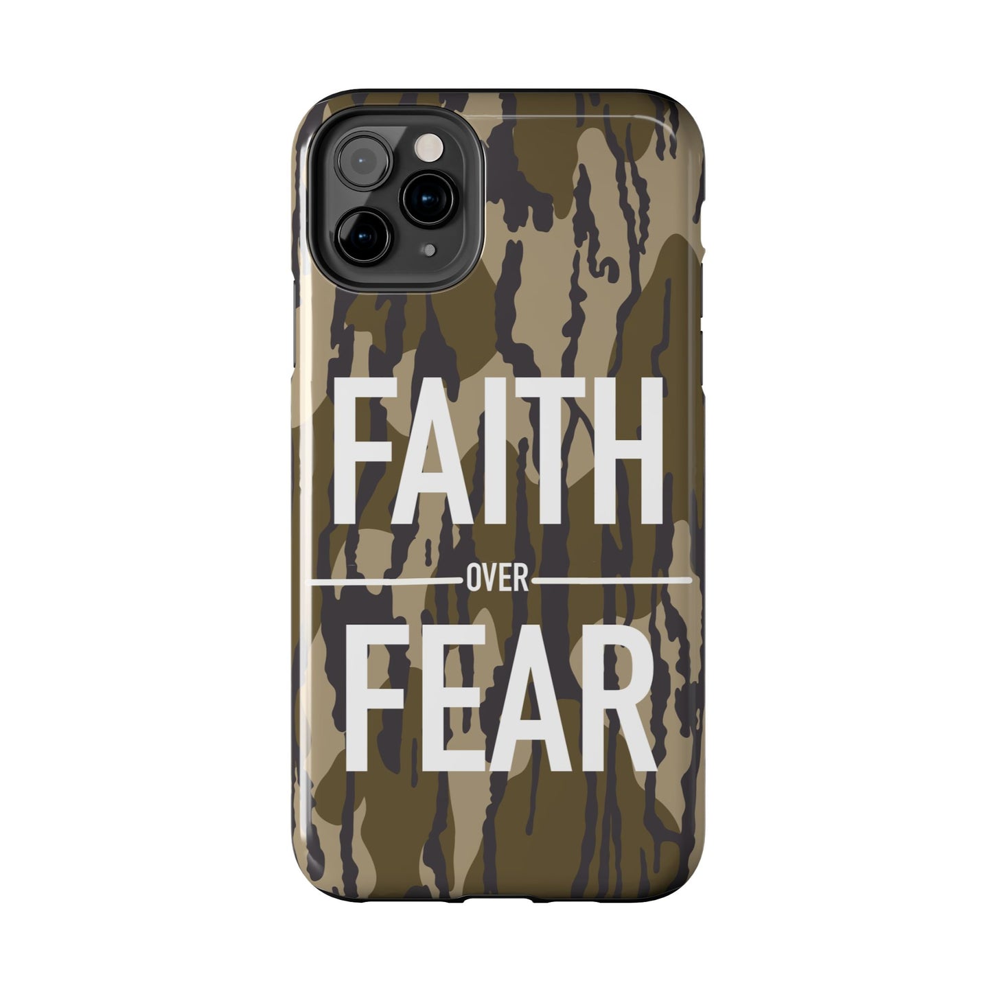 Faith Over Fear Camouflage Phone Case