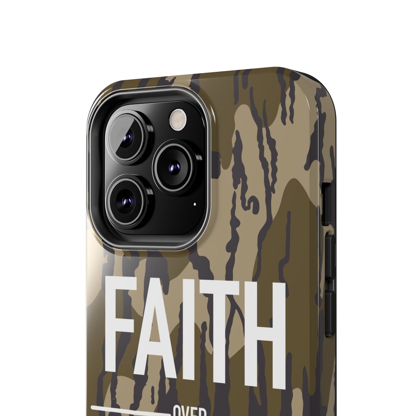 Faith Over Fear Camouflage Phone Case