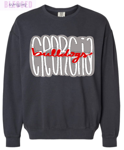 Georgia Bulldogs Handwritten Tee