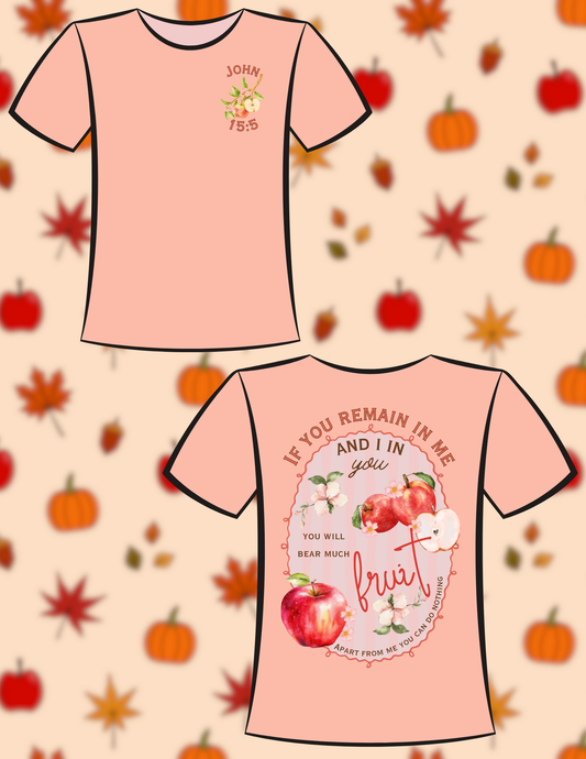 John 15:5 Comfort Colors Tee 🍎