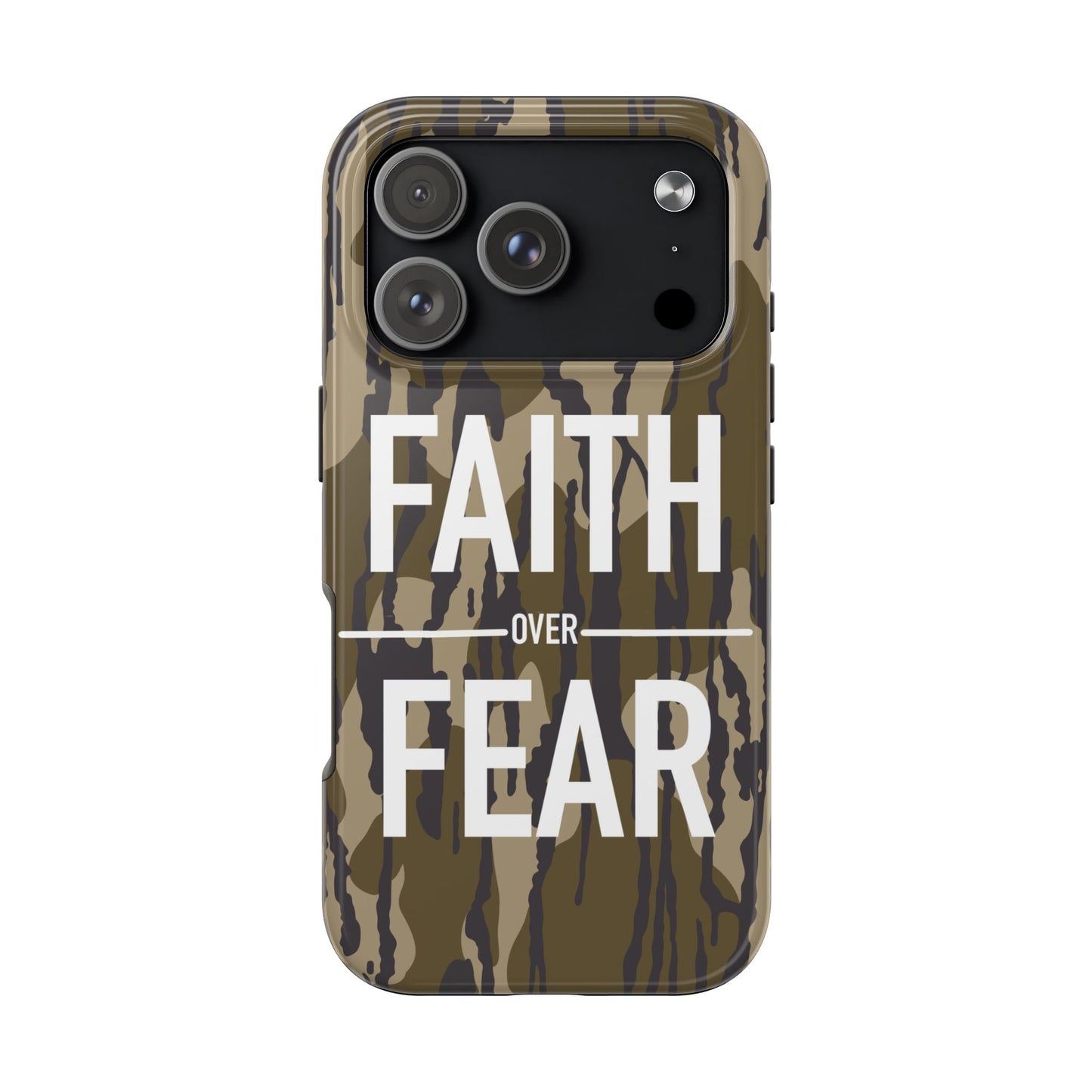 Faith Over Fear Camouflage Phone Case