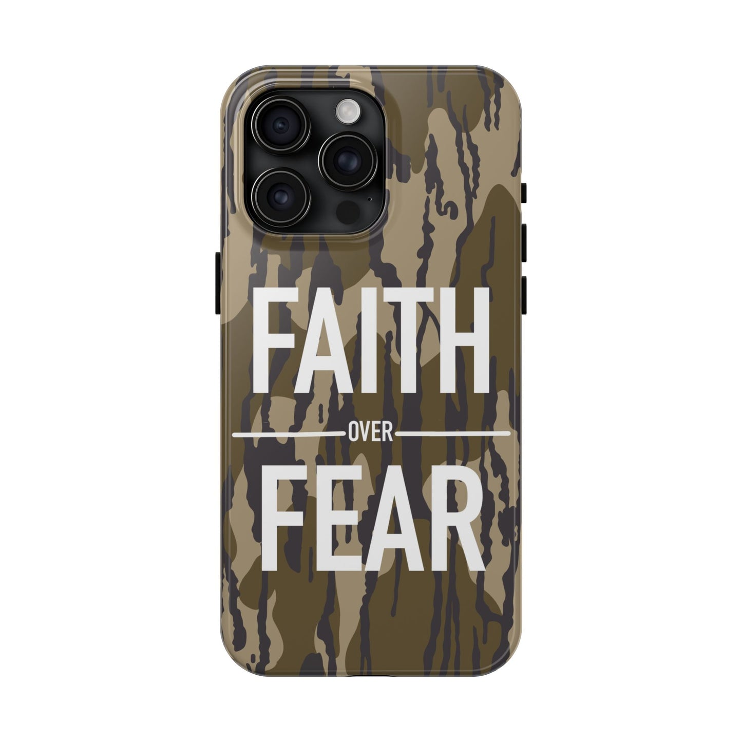 Faith Over Fear Camouflage Phone Case