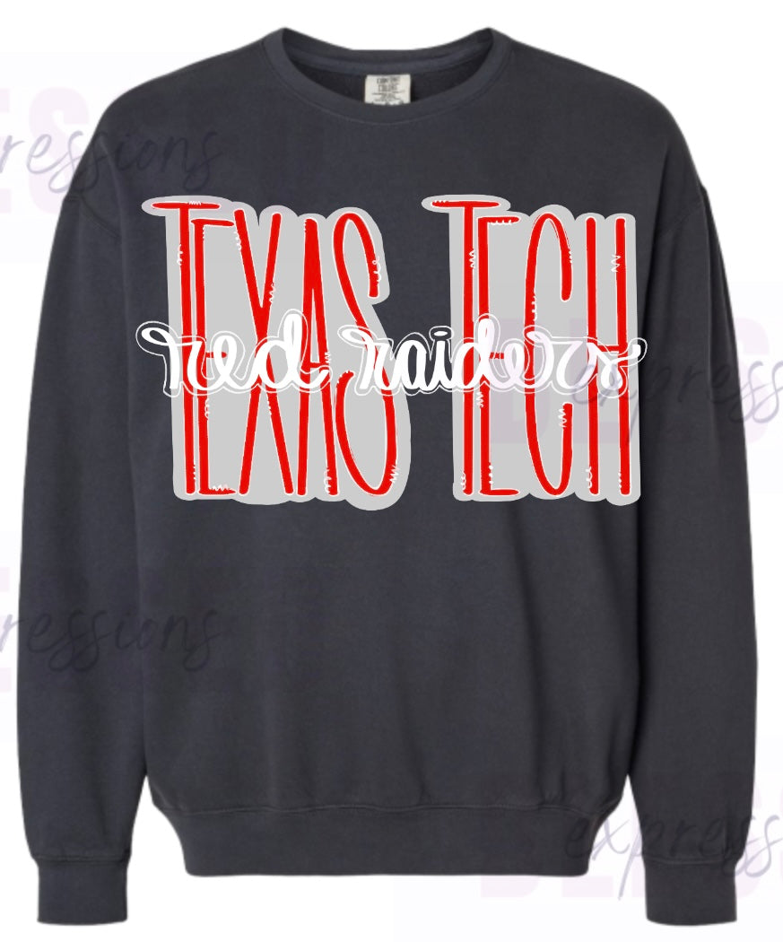 Texas Tech Red Raiders Handwritten Tee