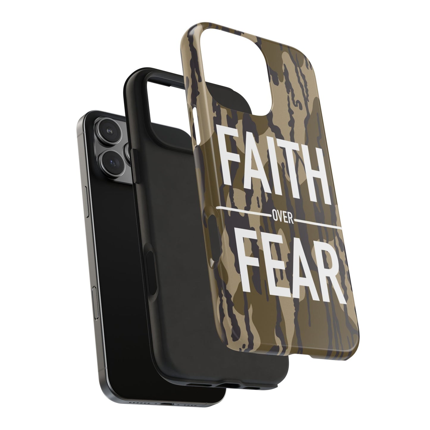 Faith Over Fear Camouflage Phone Case