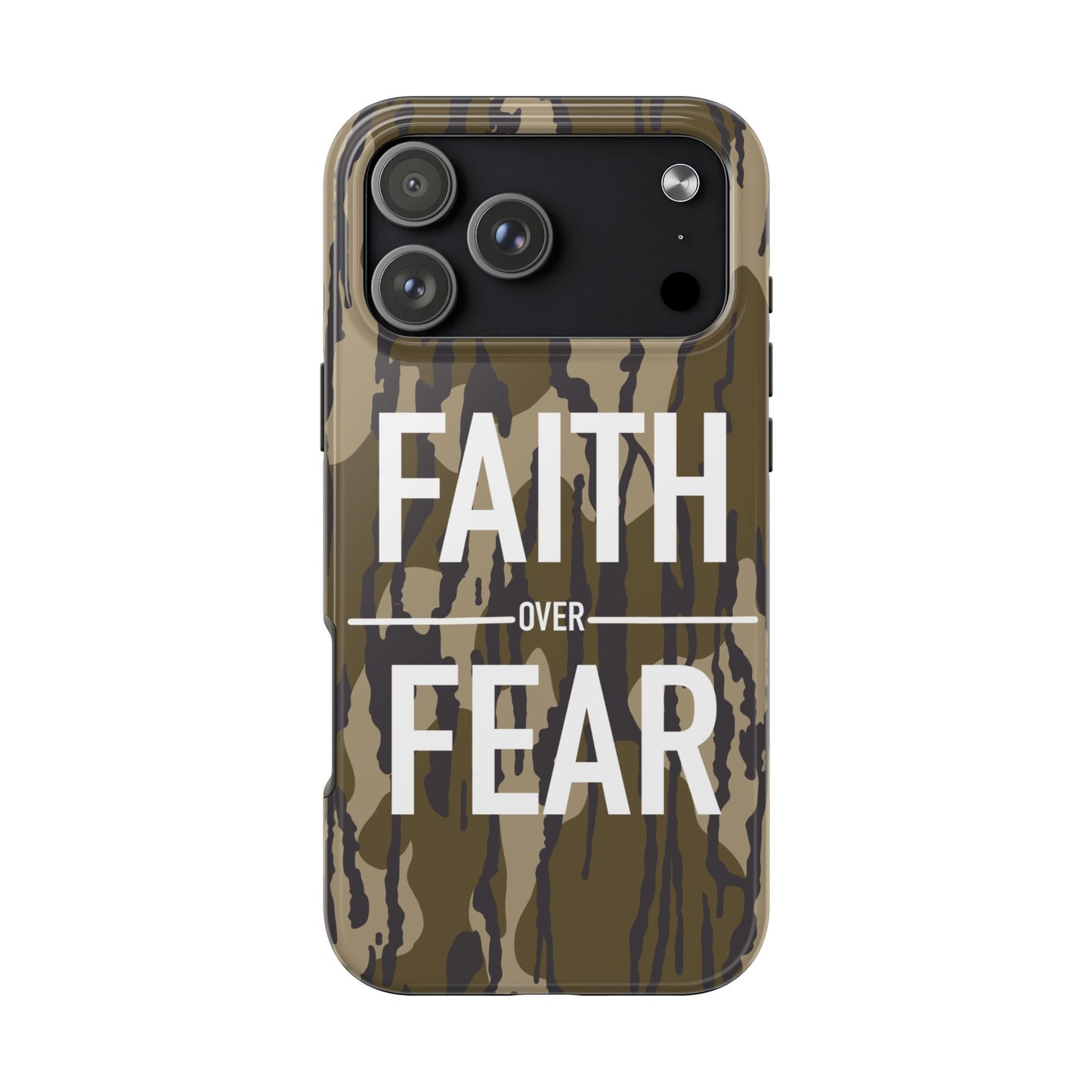 Faith Over Fear Camouflage Phone Case