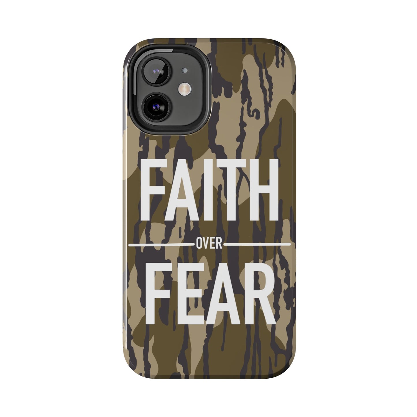 Faith Over Fear Camouflage Phone Case