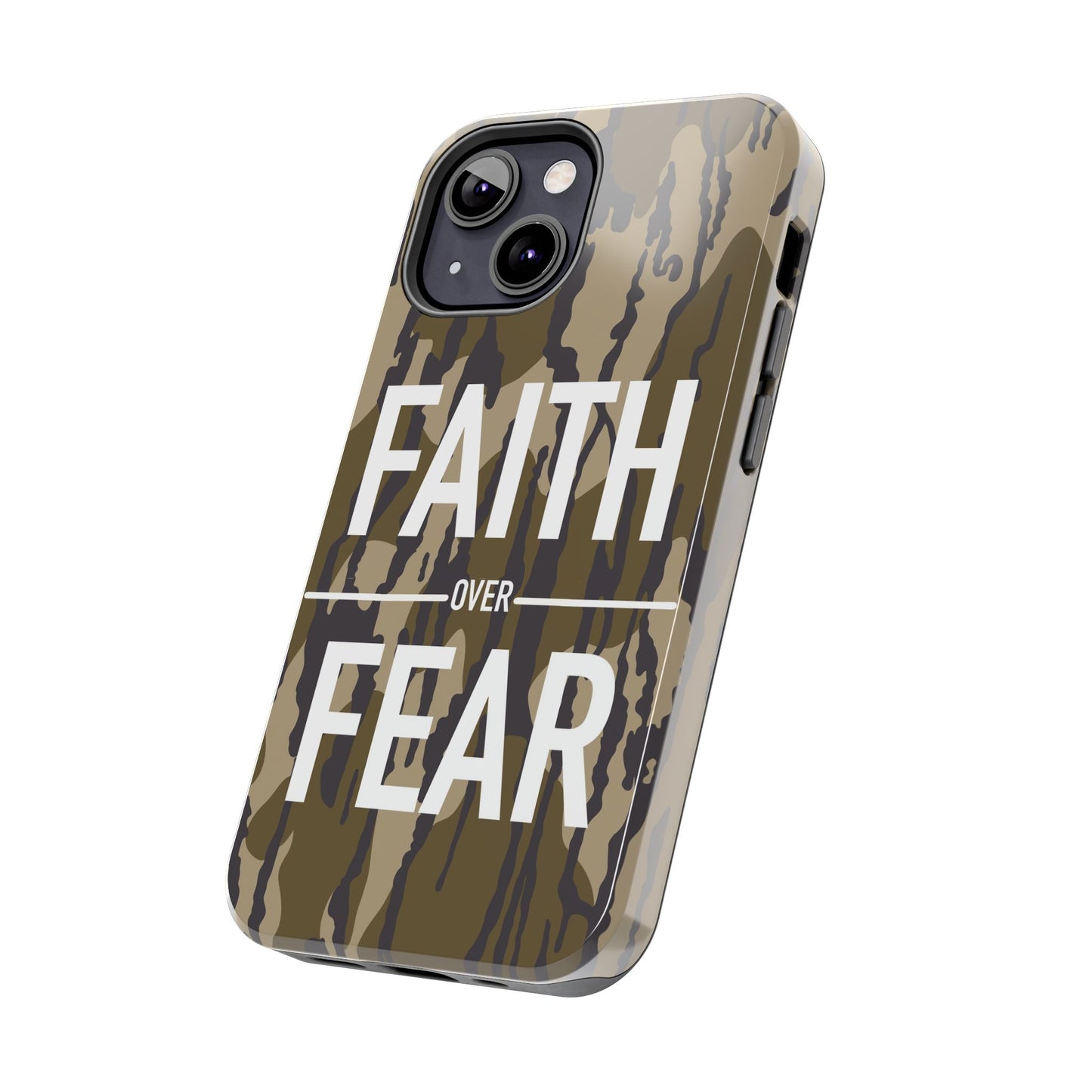 Faith Over Fear Camouflage Phone Case