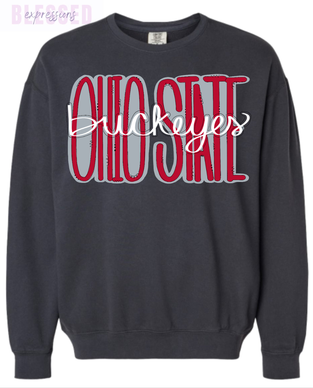 Ohio State Buckeyes Handwritten Tee