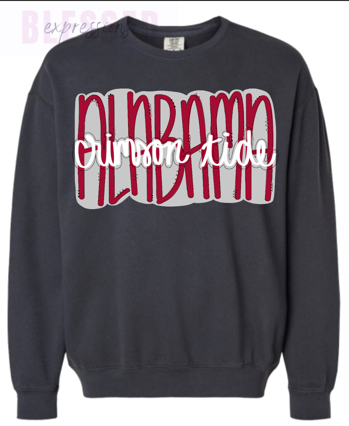 Alabama Crimson Tide Handwritten Tee