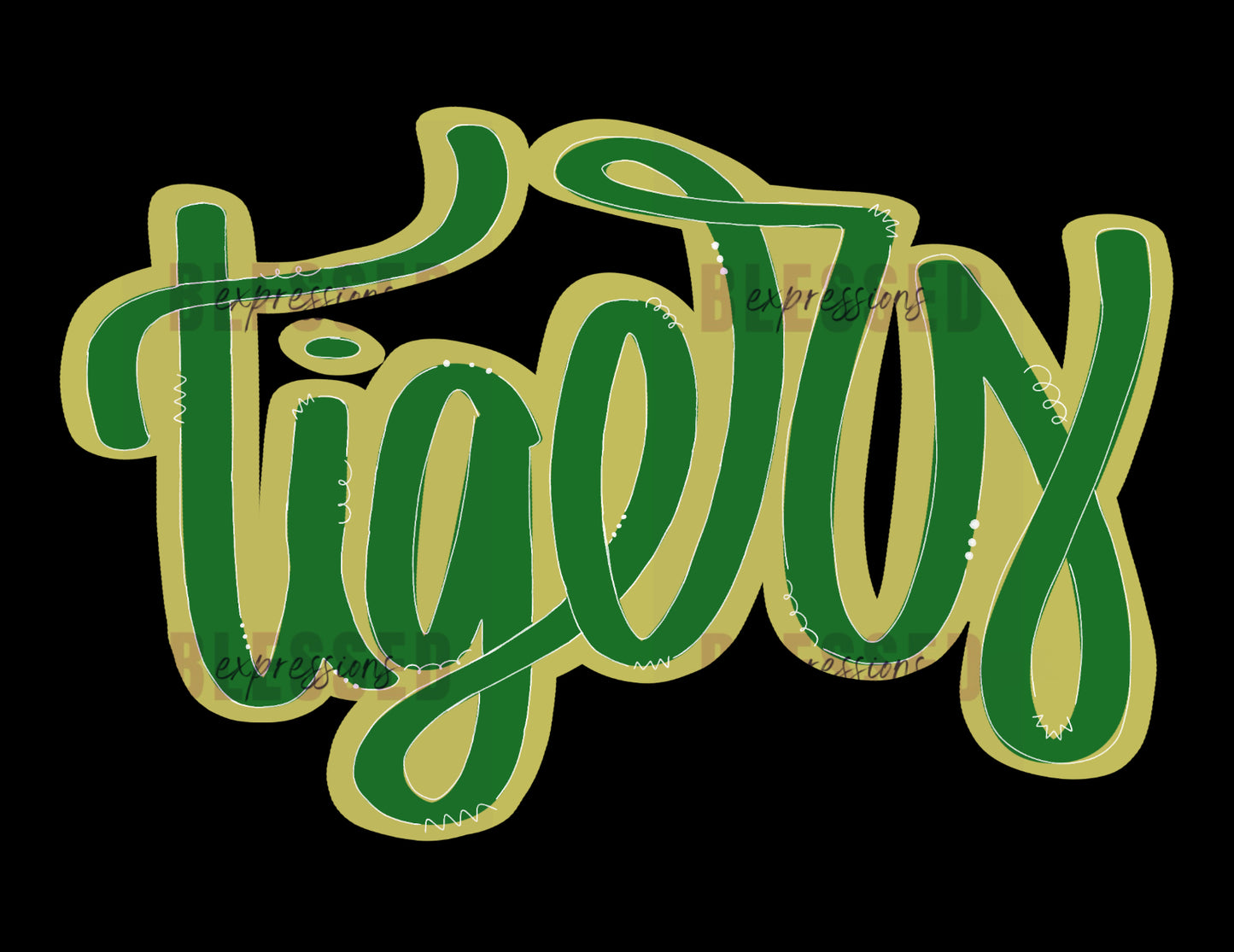 Tigers Handwritten Tee