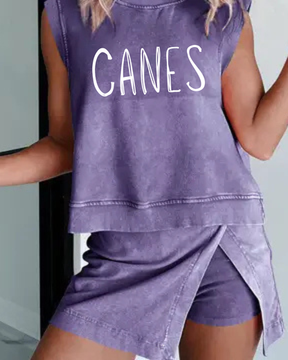 Cartersville Canes Mineral Wash Game Day Set 💜🌪️
