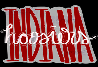 Indiana Hoosiers Handwritten Tee