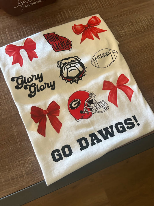 🏈 Go Dawgs Comfort Colors Tee