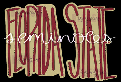 Florida State Seminoles Handwritten Tee