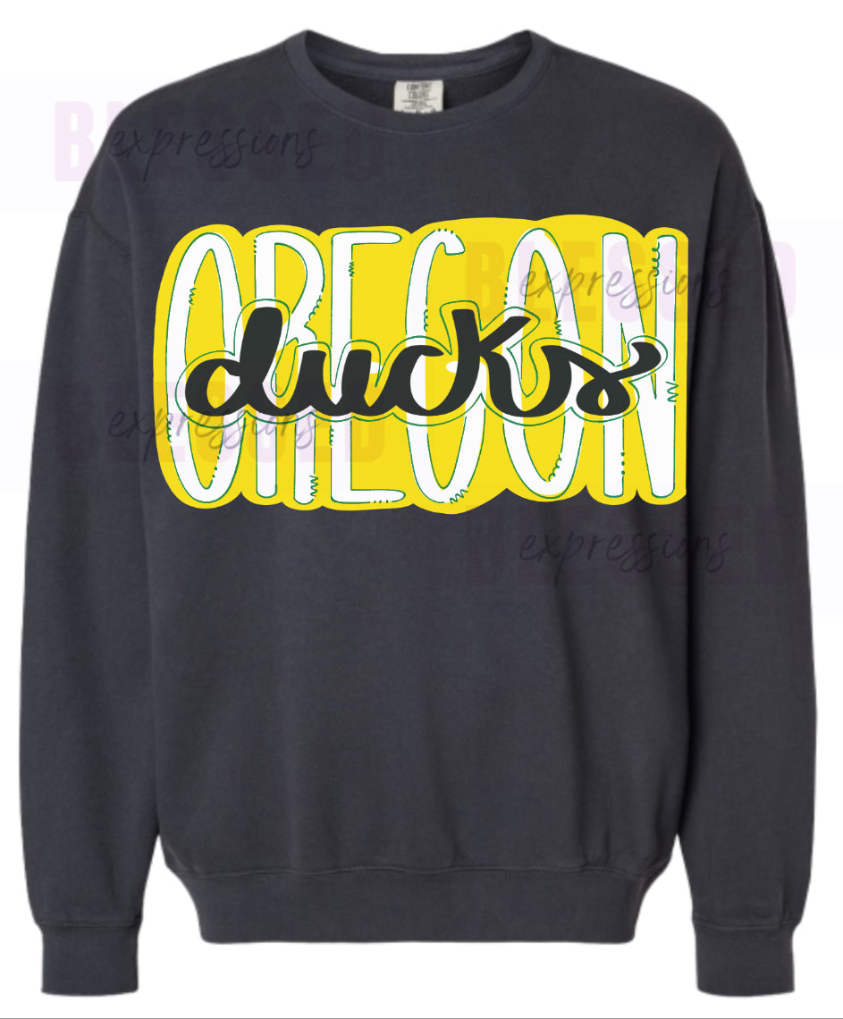 Oregon Ducks Handwritten Tee