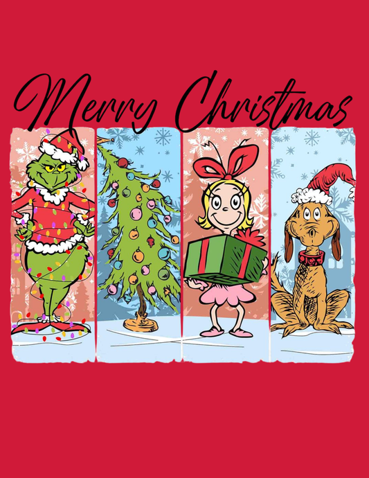 Merry Christmas Grinch Tee 🎄