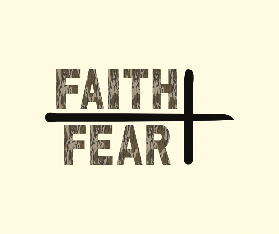 CAMO FAITH OVER FEAR TEE