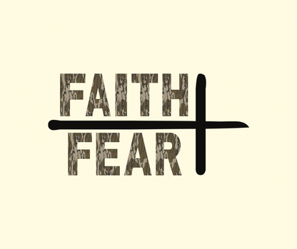 CAMO FAITH OVER FEAR TEE