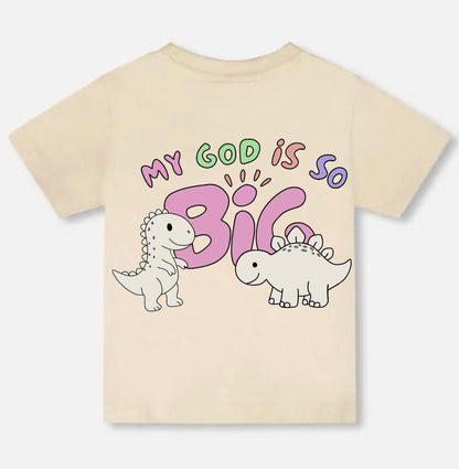 “My God Is So Big” Dino Kids Tee