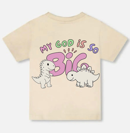 “My God Is So Big” Dino Kids Tee