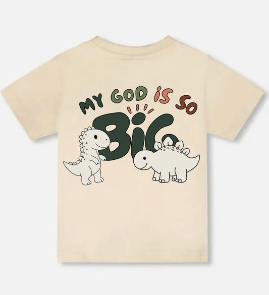 “My God Is So Big” Dino Kids Tee