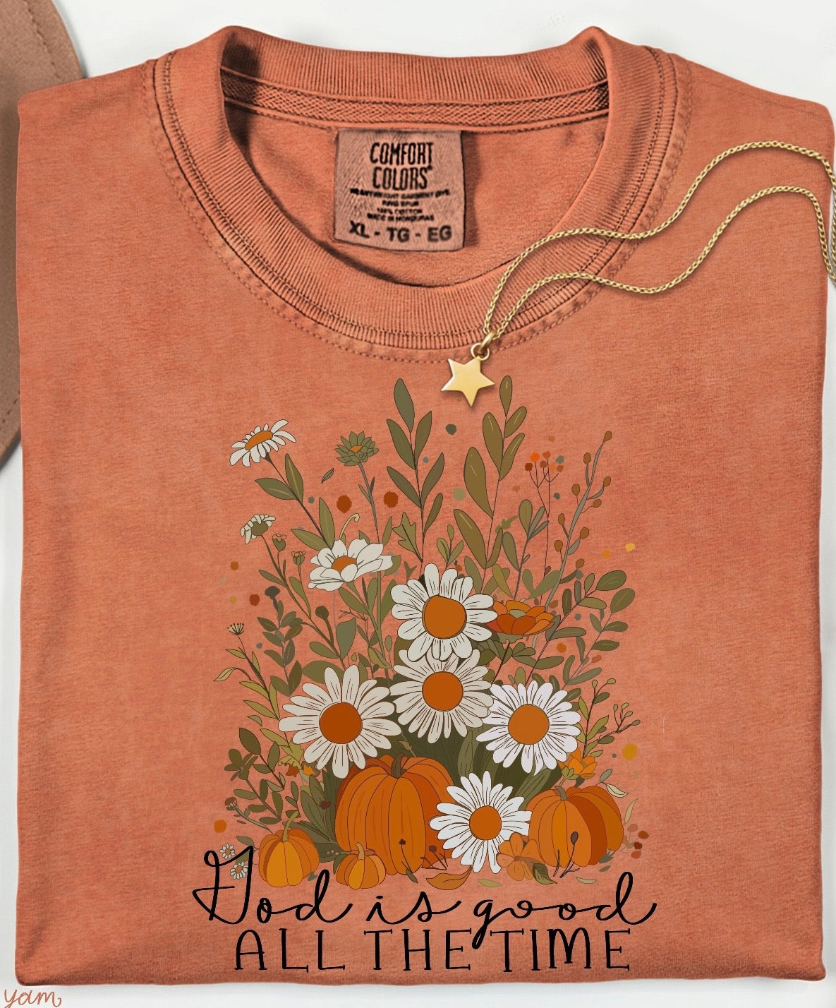 God Is Good All the Time Fall Tee