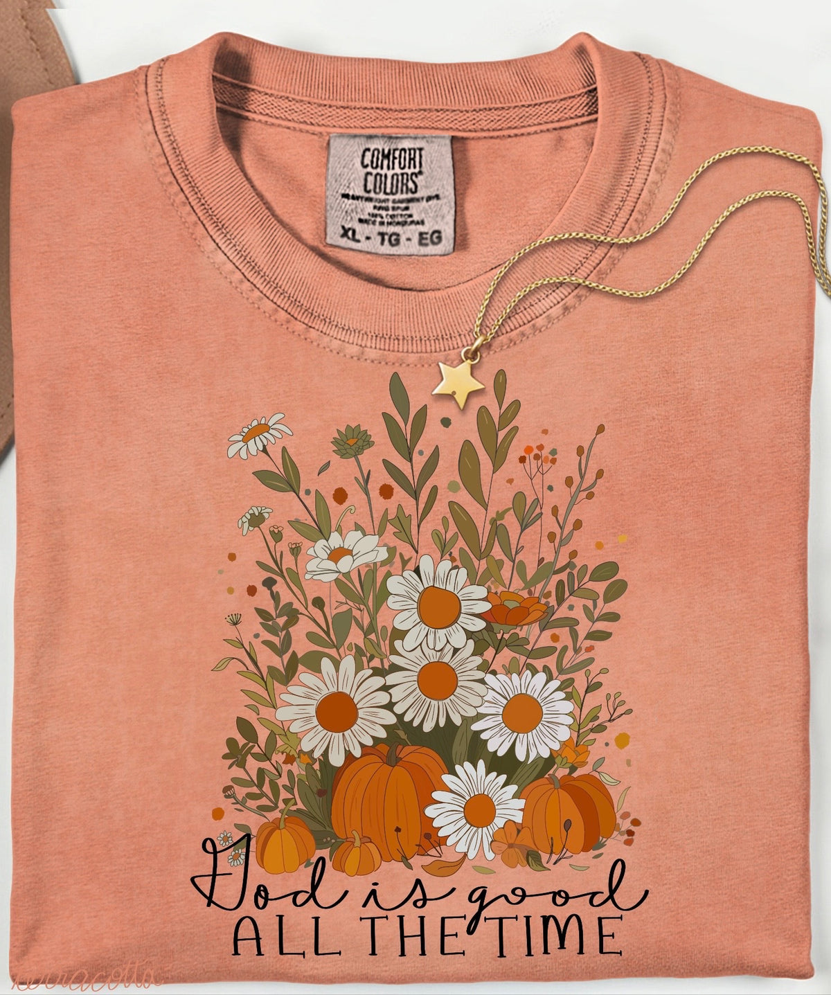 God Is Good All the Time Fall Tee
